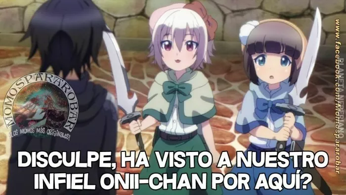 Cuando tus lolis se enteran que estuviste viendo oppais...