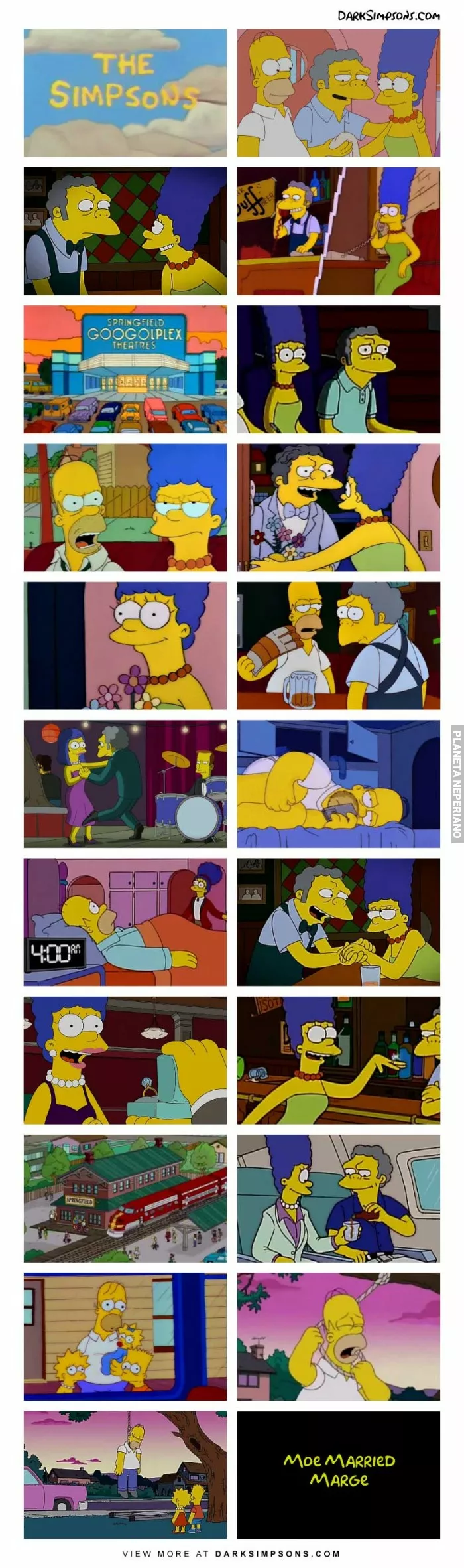 Moe se casa con marge