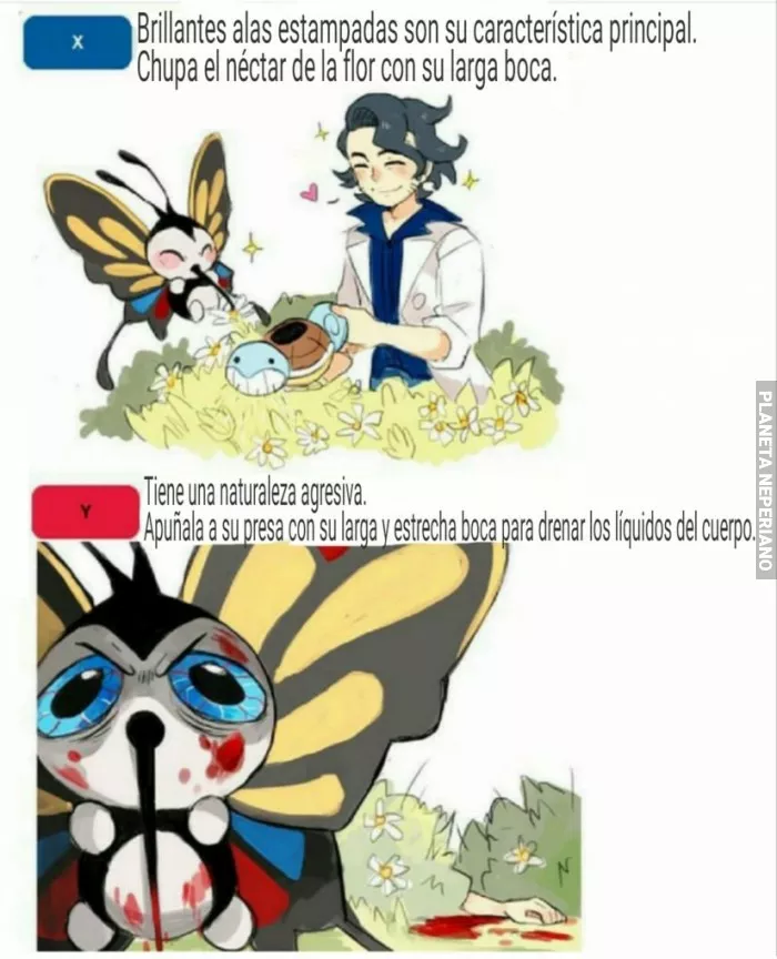 Pokemon Y es más perturbador