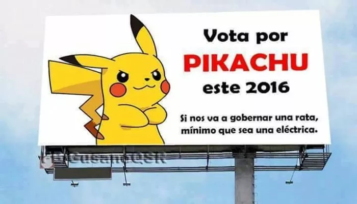 Pikashu~ para presidente :D