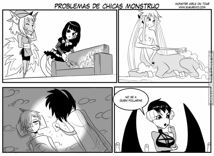 no es facil convivir con una chica monstruo