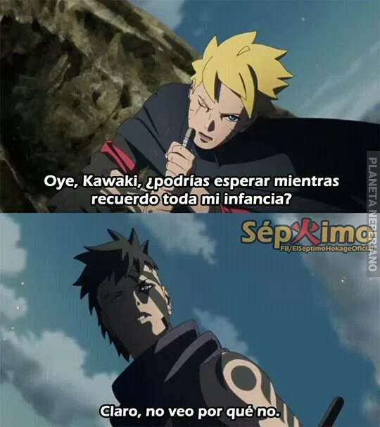 Y a estas horas, Kawaki sigue en la espera