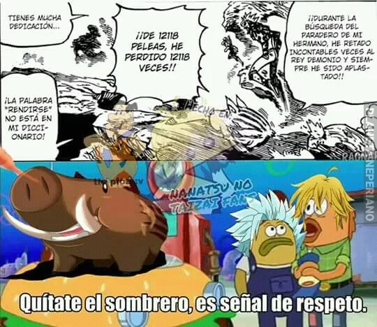 Respetos al nuevo cerdito valiente