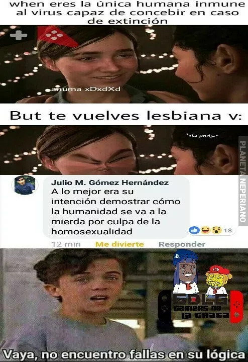 ¿Entonces la homosexualidad va a extinguir su mundo o como es la cosa :/?