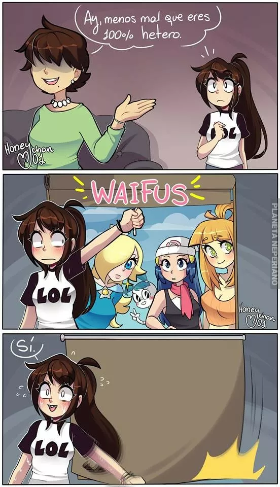 No solo los hombres tienen waifu