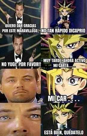 Yugi haciendo un buen acto u.u