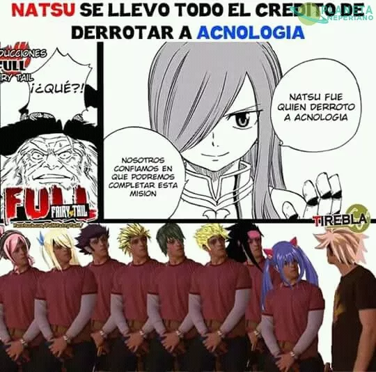 En serio? Solo Natsu? 