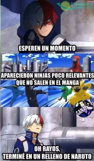 Ni my héroe academia se salvó del relleno ninja