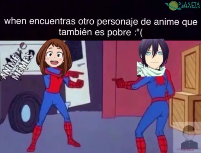 Cuando te encuentras con otro pobre diablo animado