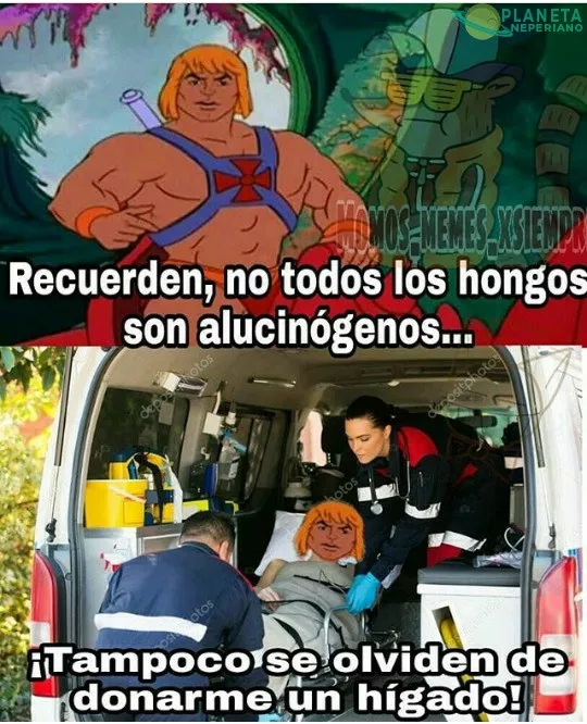 Ayuden a He-man el drogadicto 