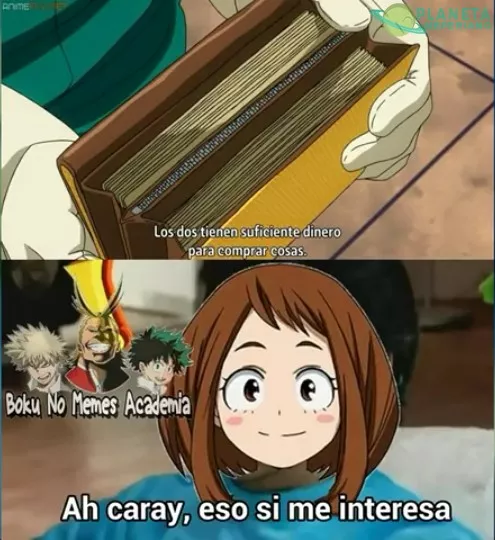 Uraraka sabe que le interesa