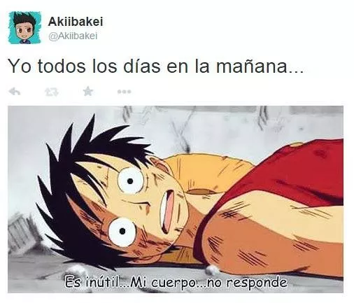 Yo... todas las mañanas