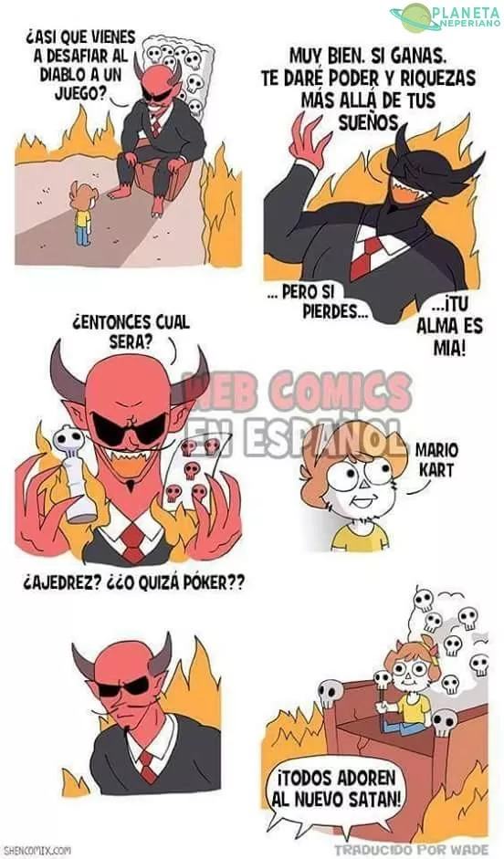 Ni el diablo me gana en eso