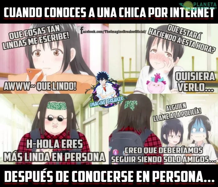 En internet solo hay tios y tios que se hacen pasar por tias :v