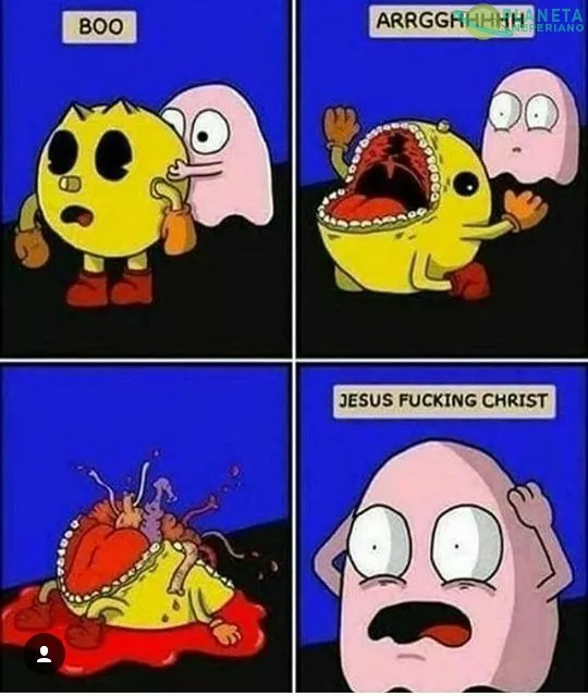 Pacman es mas gore de lo que parece 