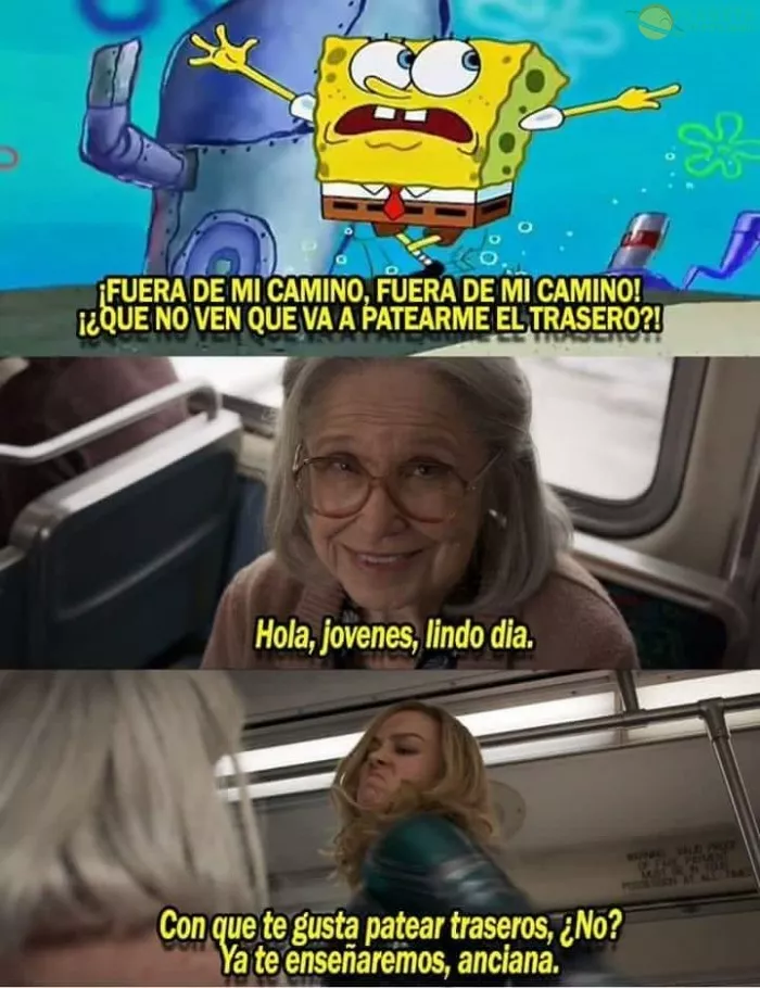 La capitana marvel no discrimina edad.