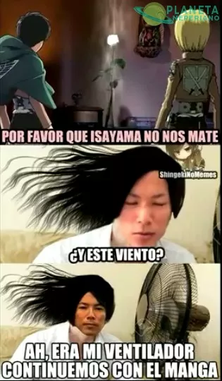 A isayama ni un p*to huracán de guadalupe le vale