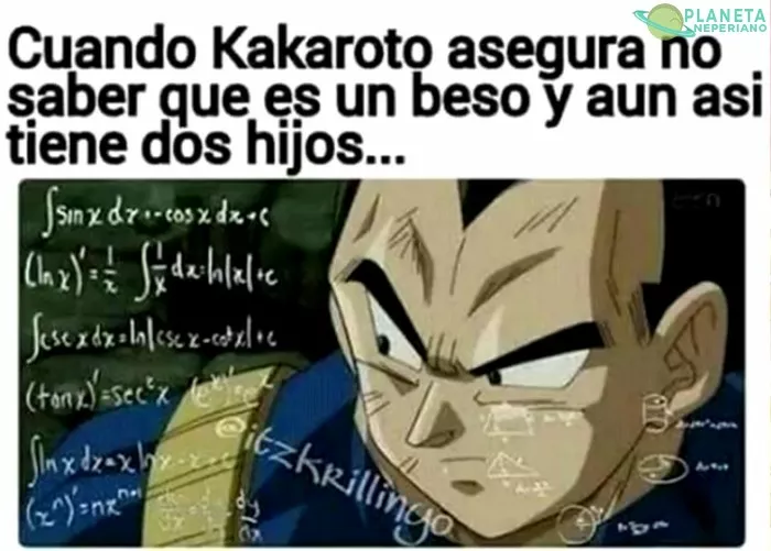 Goku fue al grano. Nada de melosadas romanticas