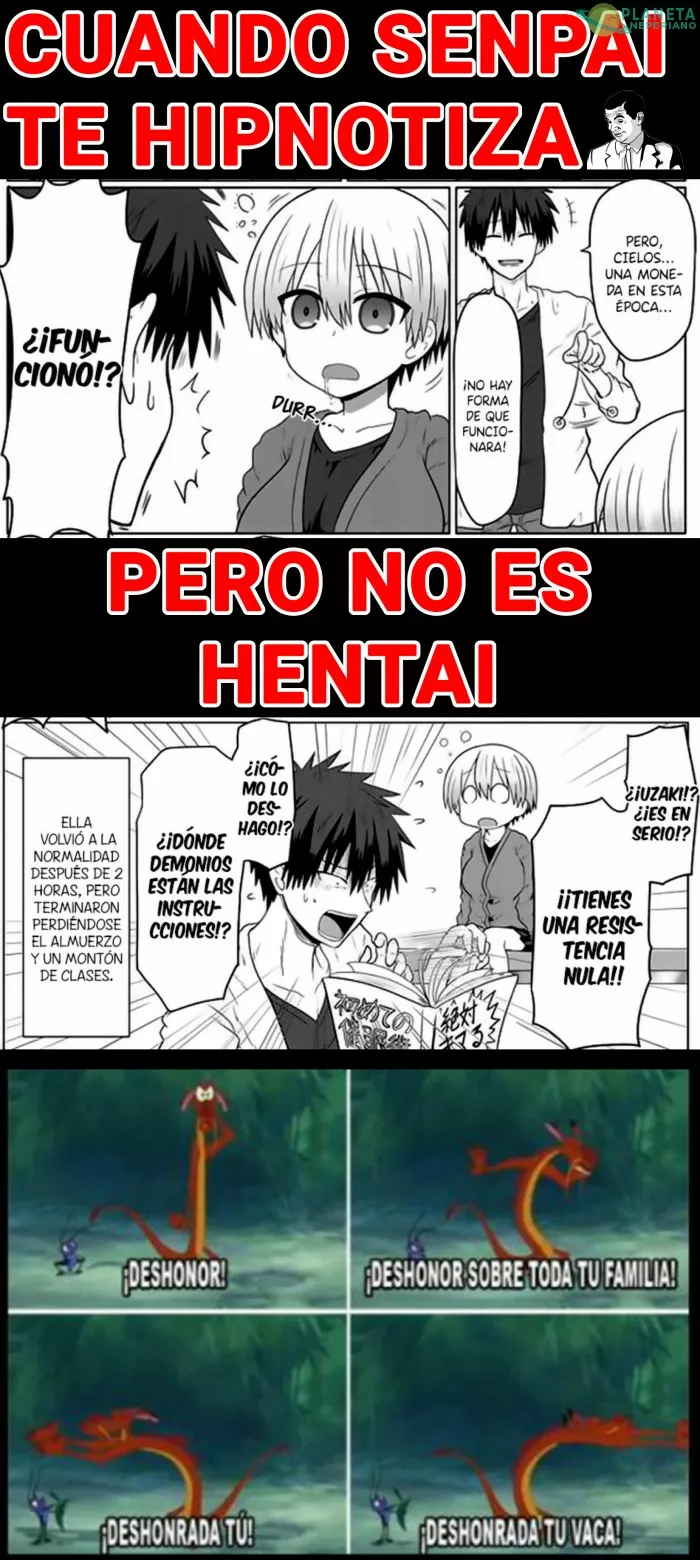 Cuando ves la misma escena en el anime y en el hentai pero con diferente resultado