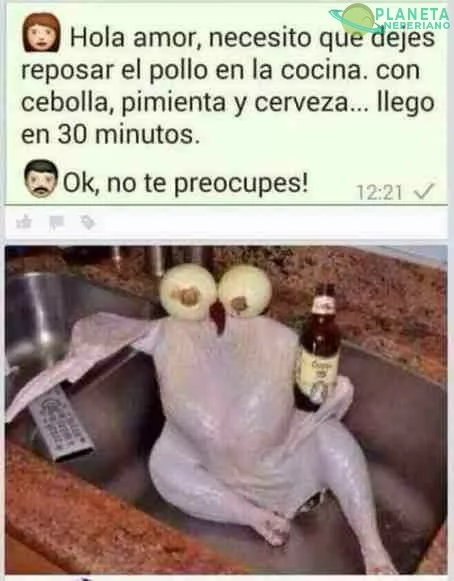 reposar el pollo..