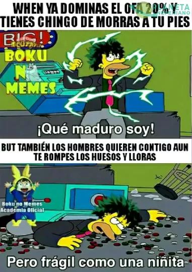 Lo bueno viene con lo malo, midoriya-shonen