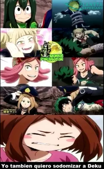 Dejen que Ochako profane al mirrodilla