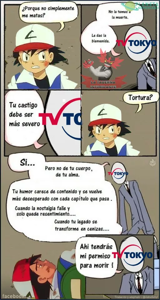 El cruel destino de Ash...Diablos Tv Tokyo :c