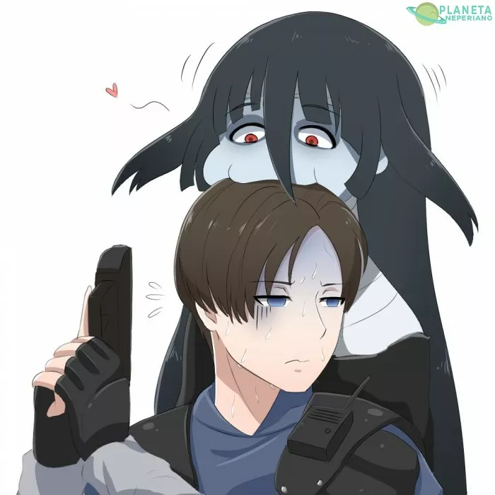 Leon encontro una zombie waifu y no sabe que hacer.