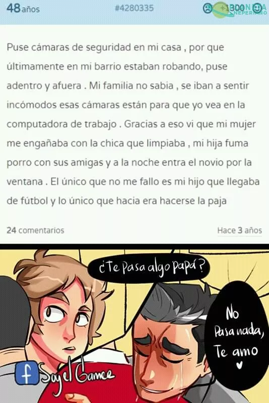 Un padre orgulloso de su hijo...