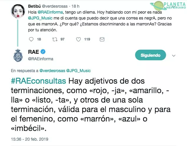 Por esto amo a la  Real Academia.