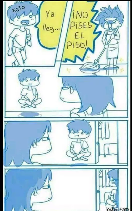 no pises el piso, lol............