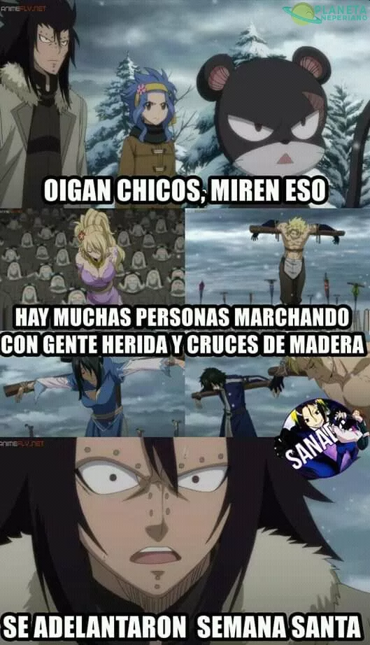 En Fairy Tail,  desde ya están en semana santa