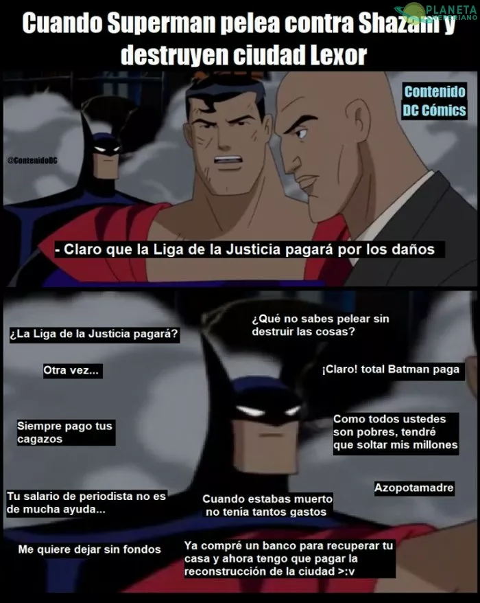 Pobre de Batsy y su fortuna...