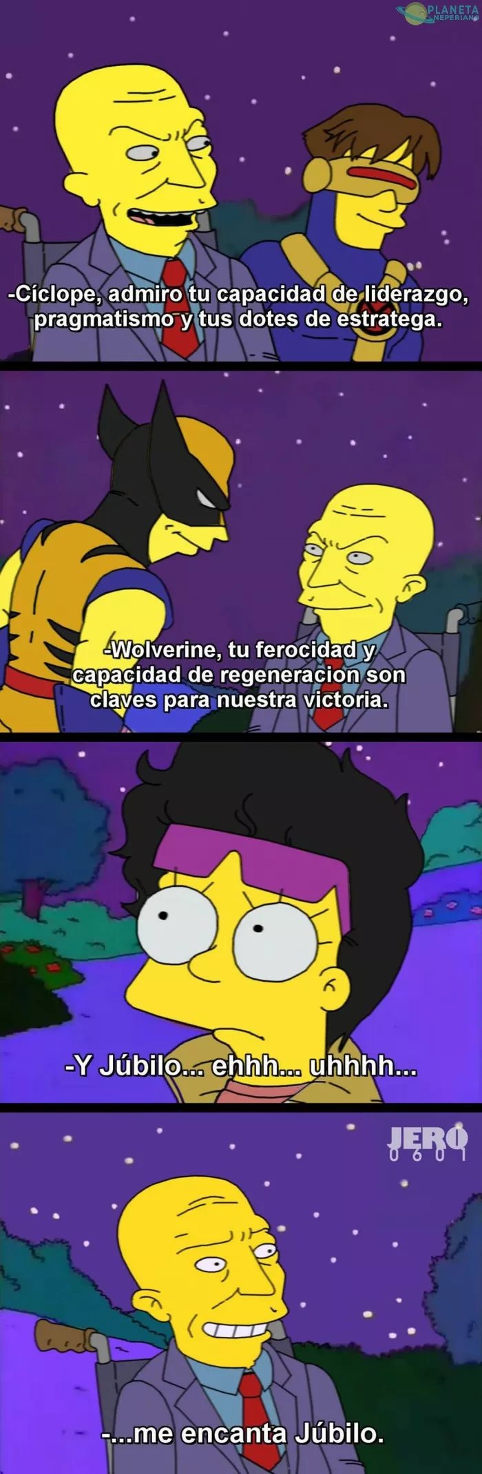 Pobre Júbilo... estaba muy lejos de ser un miembro destacado de los X-Men