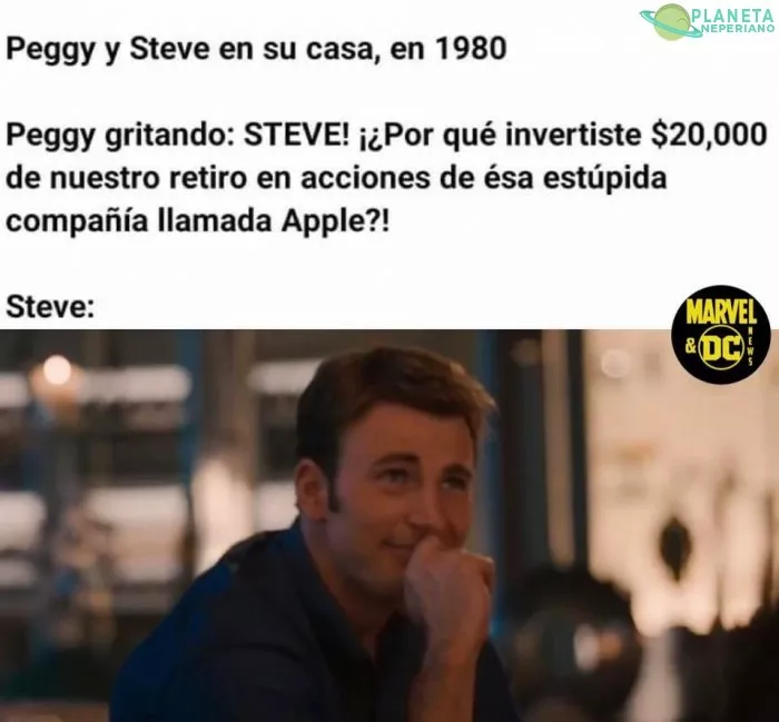 Steve uso sabiamente su conocimiento, que buena pensión va a tener el cap.