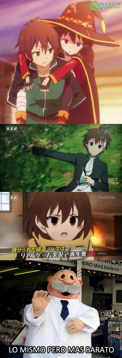 NANI, Kazuma y Megumin se mudaron de anime