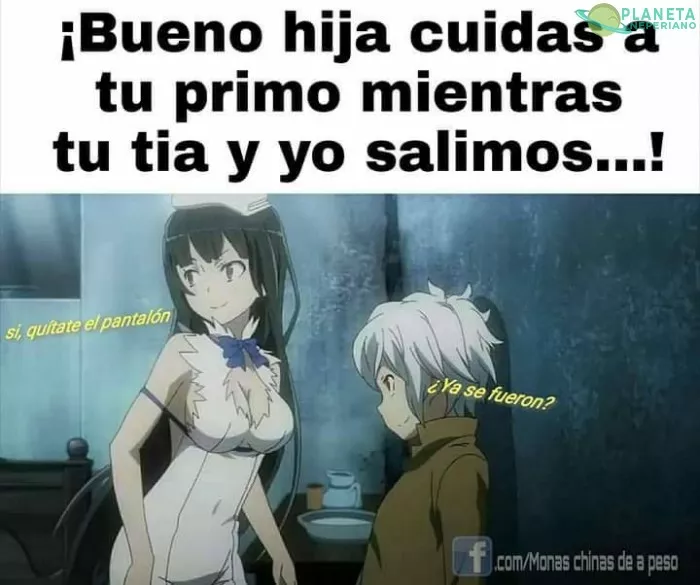 Que buena prima, quiere lavarle la ropa al primo :v