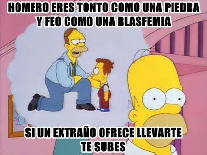 POBRE HOMERO.....