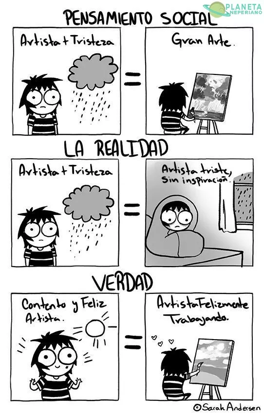 la verdadera inspiración de un artista