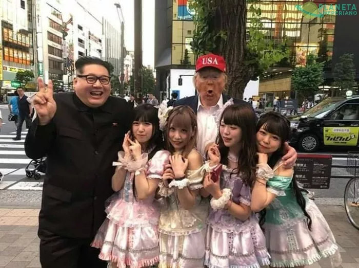 Ni los presidentes se resisten al turismo japonés :v