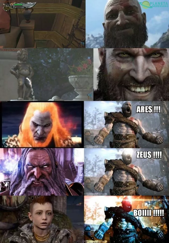 Estado de animo, segun lo que kratos ve