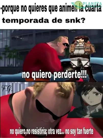 No se si podré soportar eso en anime