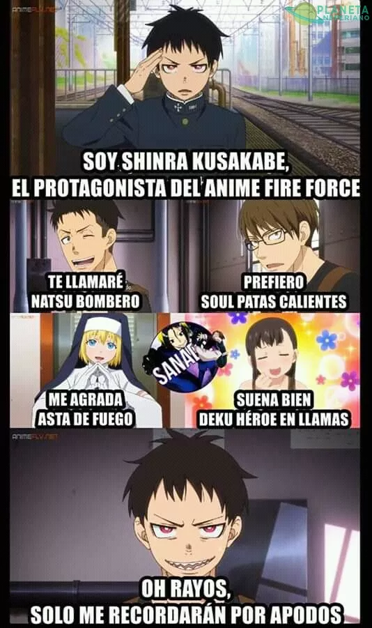 Ni modo Shinra... solo serás una versión de otro...