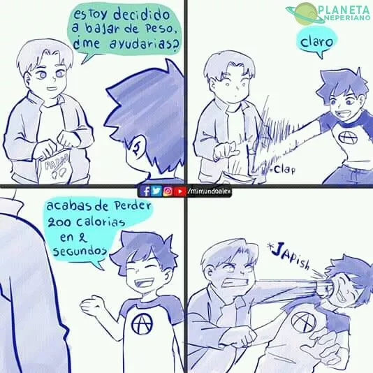 Si fuera chouji ya estarías aplastado 