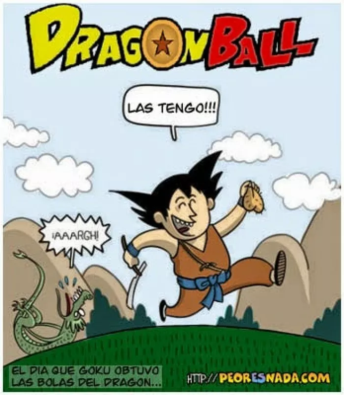 Goku comprendio lo de las Bolas del ragon