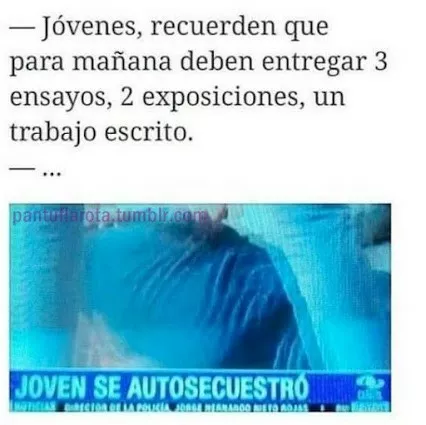 CUANDO  SÁBES QUE NO LO TERMINARAS A TIEMPO....