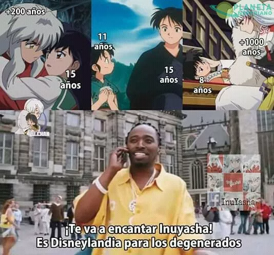 Nivel pedofílico de Inuyasha