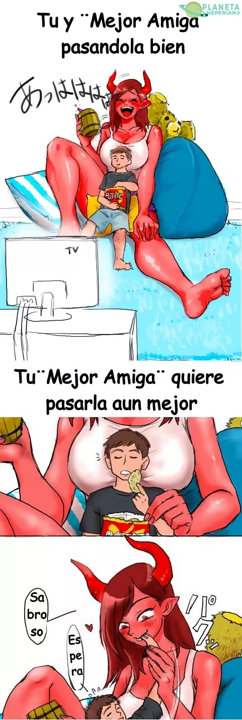 QUE GRAN AMIGA (LITERALMENTE)