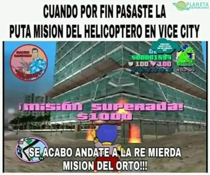 No negare que fueron varios intentos cuando hice por primera vez esa misión en el Vice city…