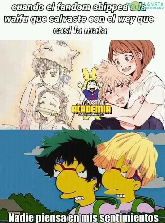 Por qué siempre ponen a la waifu con su verdugo? 